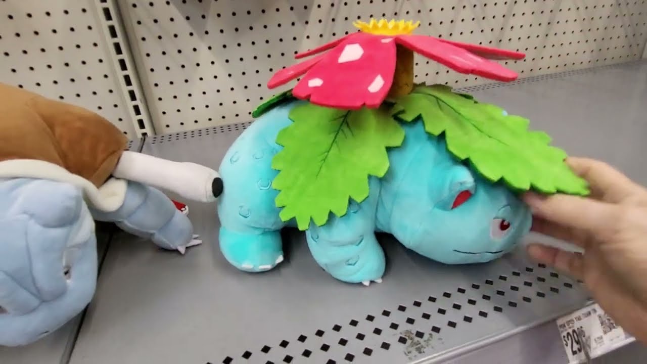 POKEMON PLUSH VENUSAUR & BLASTOISE TOYS & COLLECTIBLES - ANIME CARTOON CHARACTER FUN