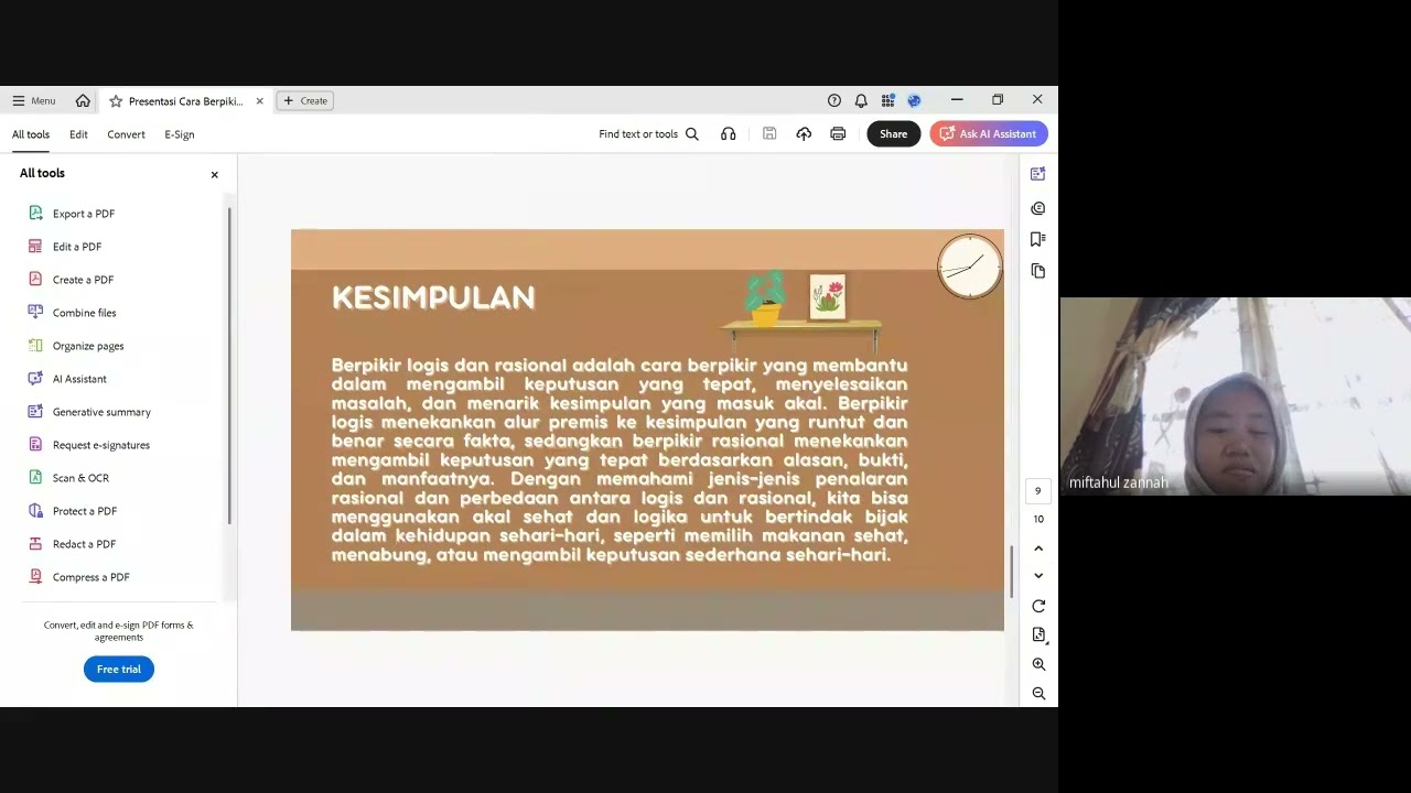 MK Filsafat Pendidikan kelas C Meet 3