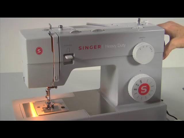 Singer 4411 Heavy Duty 10 Selecting Stitches, Stitch Length & Stitch Width  