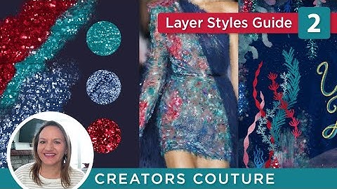 How to apply layer styles in Photoshop for instant texture, sparkle, and metallic gold effects