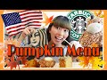 【検証】アメリカのスタバ秋メニュー食べ尽くし🎃