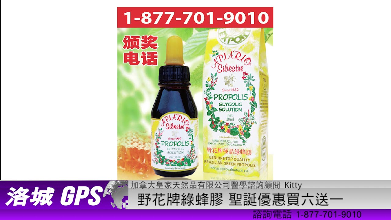 野花牌綠蜂膠抗炎消毒提高免疫力聖誕節期間特別優惠 Youtube