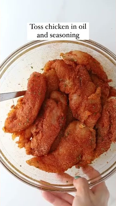 Air Fryer Chicken Tenders - No Breading - Hungry Hobby