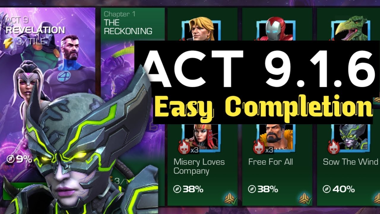 Beyond Valiant Story Quest ACT 9.1.6 Easy Completion | MCOC | Marvel Contest of Champions