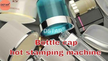 Automatic hot stamping machine for wine bottle cap
