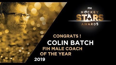 2019 FIH Coach of the year men winner -  Colin Batch