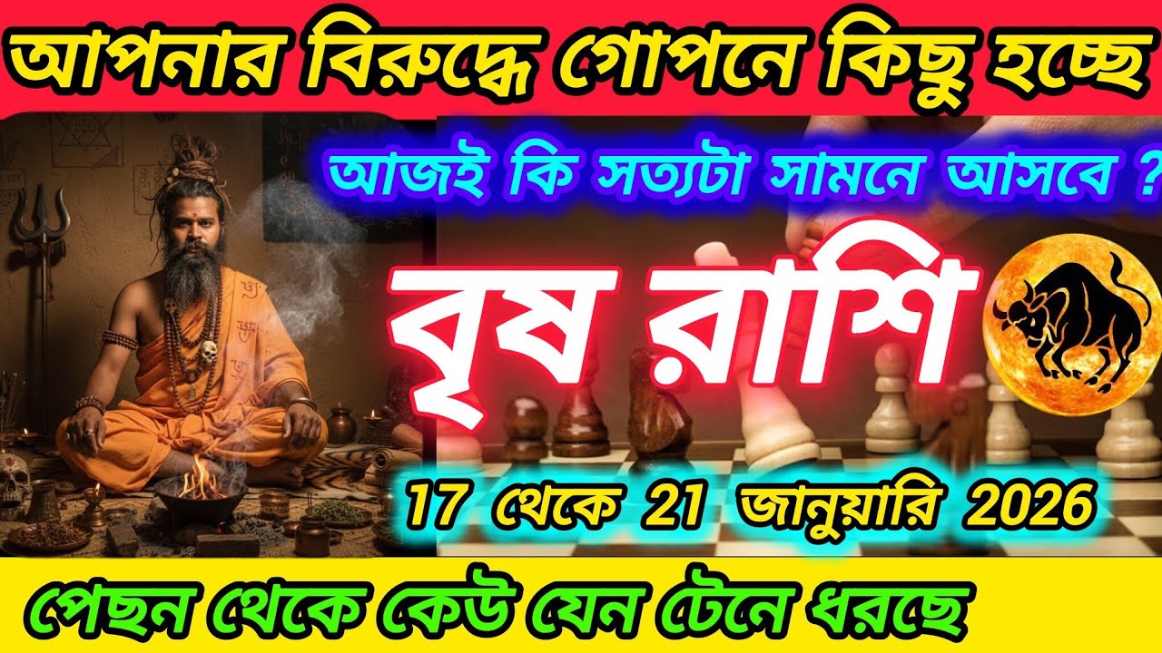 বৃষ রাশি - আপনার বিরুদ্ধে গোপনে কিছু হচ্ছে।  Vrishabh Rashi January 2026 । Taurus 2026