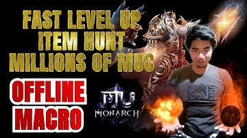 HOW TO MACRO CONTINUOUSLY EVEN AFTER PHONE/ PC IS ALREADY OFF (ENGLISH) - MU MONARCH SEA