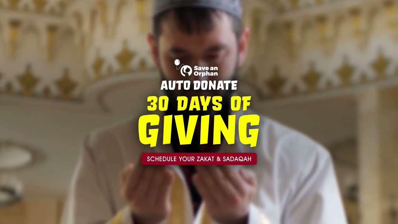 Automate your giving this Ramadan: split your donation across 30 Days and never miss a reward.