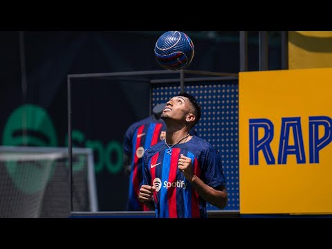 RAPHINHA'S FIRST TOUCHES AS A BARÇA PLAYER I OFFICIAL PRESENTATION ⚽🔵🔴