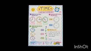 Math worksheet | Time worksheet for primary classes