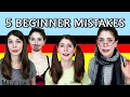 5 BEGINNER MISTAKES In German And HOW TO EASILY AVOID THEM