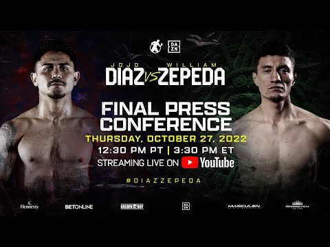 DIAZ JR. VS. ZEPEDA FINAL PRESS CONFERENCE