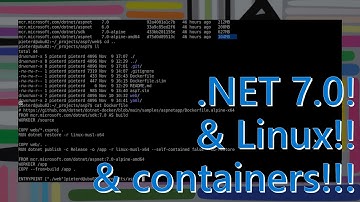 .NET 7.0 & Linux & containers