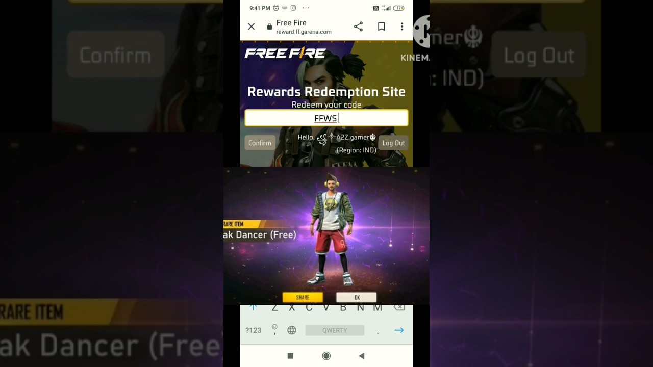 Free Fire Redeem Code today 11 January | ff redeem code today Today