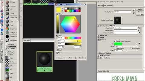 Fresh Maya Tutorial:  Wireframe Rendering