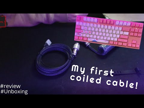 GunMjo custom coiled cable (First Coiled Cable