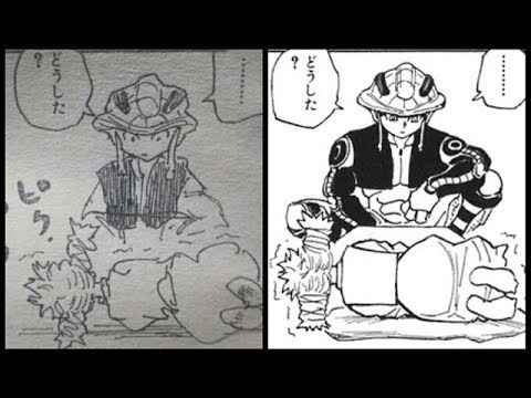 ハンターハンター 天才冨樫が魅せる ジャンプの手抜き ラフ画の 画力がヤバすぎる Youtube