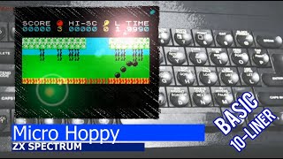 ZX Spectrum -=Micro Hoppy=- Basic 10-liner