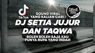 DJ BOLEH BOLEH SAJA KAU PUNYA RUPA YANG INDAH - SEJUTA WALI ( SETIA JUJUR DAN TAQWA ) TIKTOK VIRAL