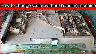 Videocon Led tv Panel scalar change #Jasbirelectronics