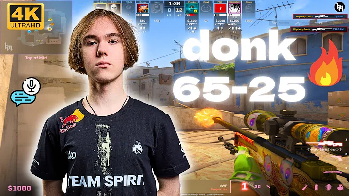 😮donk 65Kills SoloQ + Full VOICE COMMS (Mirage) | FACEIT NA 2800 Elo | June 14, 2025