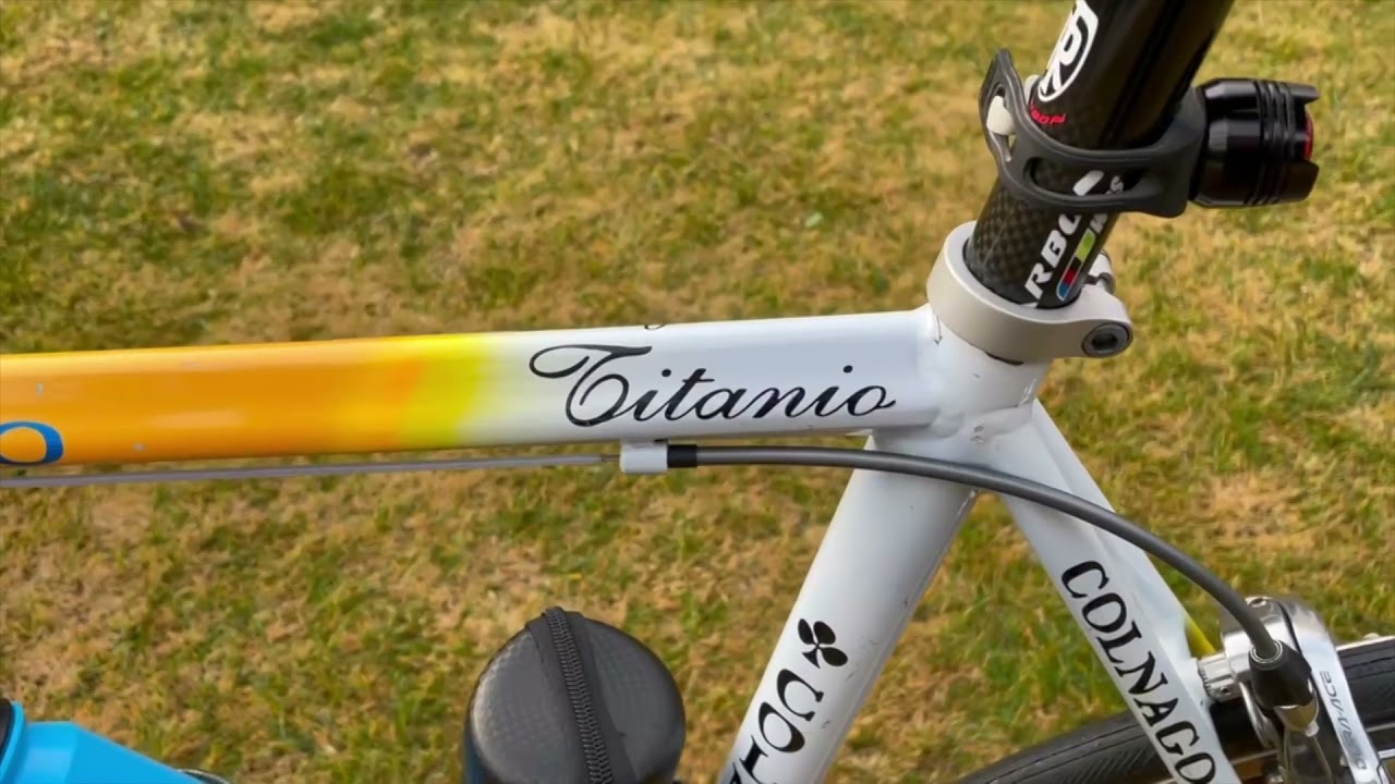 Rare Colnago OvalMaster Titanio Art Decor - YouTube
