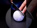 Cutting a molten sugar orb with surreal precision #ai #asmr #abstract
