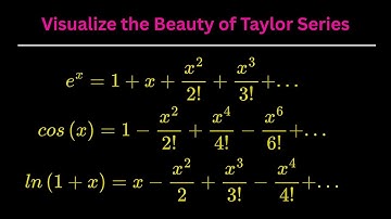 Visualize the Beauty of 3 Famous Taylor Series with Stunning Graphs | Math without Words