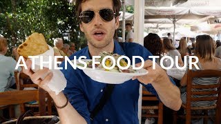 ATHENS FOOD TOUR - The Best Pita in Athens, The Best Ice Cream & More!