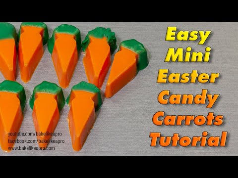 Easy Mini Easter Candy Carrots Tutorial