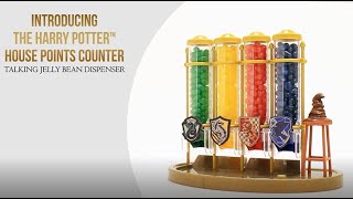 Sablier des points des 4 maisons de Poudlard Jelly Belly - Harry Potter