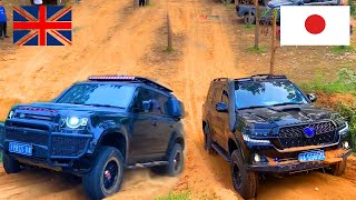 Three Matches Between Land Rover Defender 5.0L Vs Ford Everest 2.0L | Land Cruiser Vs Tank 300
