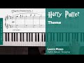 Harry potter theme hedwigs theme  easy piano  lpm performances