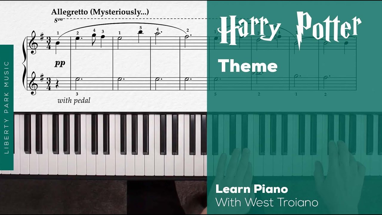 Harry Potter Theme (Hedwig's Theme), Easy Piano