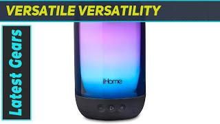 iHome PLAYGLOW+ Waterproof Bluetooth Speaker Review and Demo!