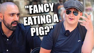 British Lad TROLLS Vegan Activist, THIS Is What happened Next...