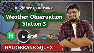 Weather Observation Station 3 Solution | Solutions of HACKERRANK SQL Problems PART 8