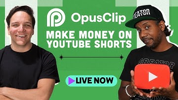 Make Money on YouTube Shorts with AI | OpusClip Q&A with Roberto Blake