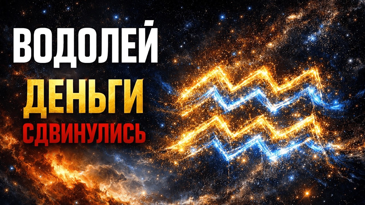 ♒ ВОДОЛЕЙ — ТВОИ ДЕНЬГИ НАКОНЕЦ НАЧИНАЮТ ДВИГАТЬСЯ | Карма запускает новый финансовый поток