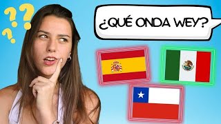 Can You Guess the Spanish Accent??  Intermediate Spanish