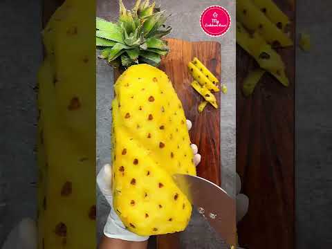 Peel Pineapple Without Wasting shorts MyLockdownRasoi viral trending youtubeshorts