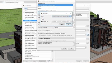 ARCHICAD 21 -  Preferências de Importação e Exportação do IFC