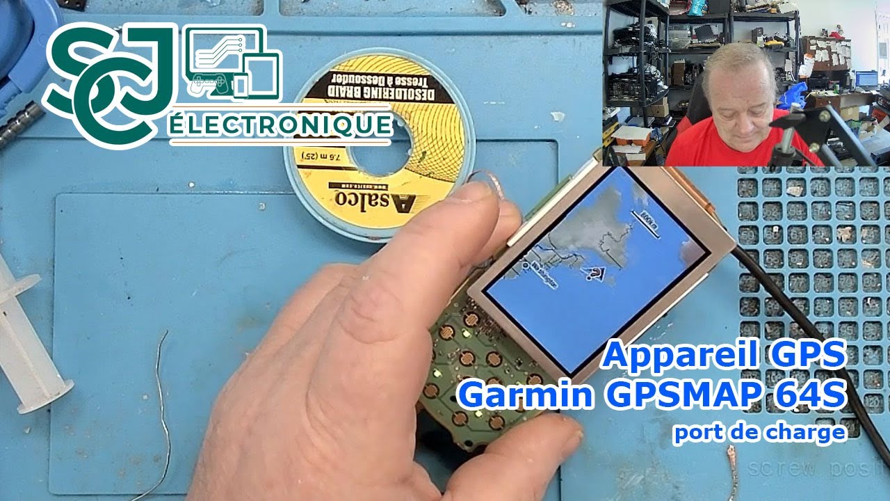 Garmin GPSMAP 64S port de charge SJC Électronique YouTube