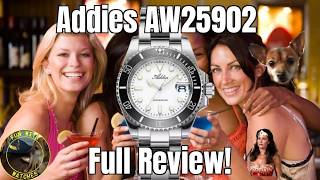 Addies AW25902 Ladies Quartz Dive Style Watch Review!