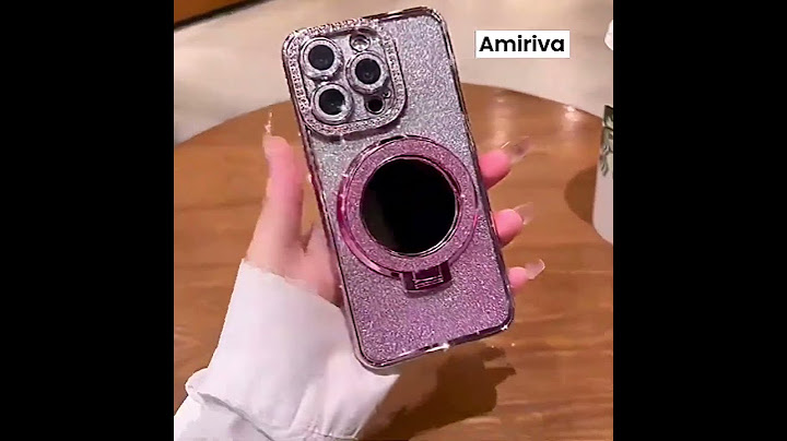 Luxury Glitter Diamond MagSafe iPhone Case 💎 | Mirror Stand + Full Protection!