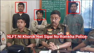 9mm Pistol, Magazine Tei Kaitham Bullet No Khobwi NLFT Ni Khorok Nwi Sipai No Romkha Police