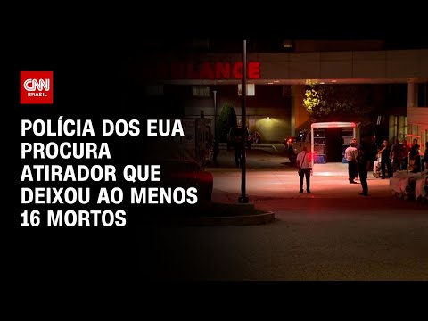 Polícia dos EUA procura atirador que deixou ao menos 16 mortos | CNN NOVO DIA