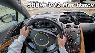 2019 Aston Martin Vanquish Zagato Shooting Brake -  Rare 1\/99 V12 Hatchback (POV Binaural Audio)