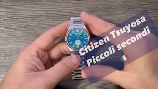 Recensione del nuovo 2024 Citizen Tsuyosa piccoli secondi blu! Una bella nuova proposta